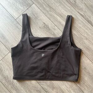 WeWoreWhat Charcoal Gray Sports Bra